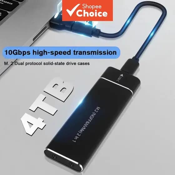 Caixa SSD M2 10 Gbps USB 3.1 Tipo C Externa Suporte M B&M Keys M2 Case M.2 NVMe/SATA SSD Enclosure Adaptador