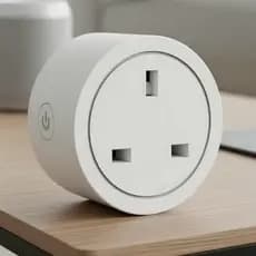 Plugue Inteligente 16A WiFi para Tomada UK com Medidor de Energia e Agendamento, Compatível com Alexa