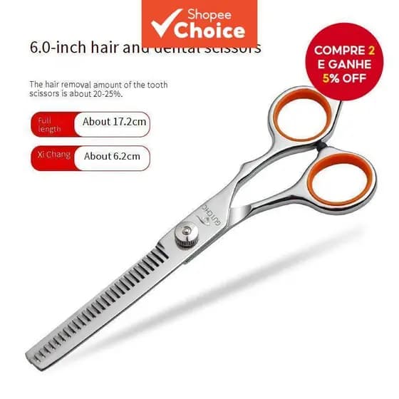 Tesoura Profissional de Corte de Cabelo, Tesoura de Desbaste, Ferramentas de Estilo para Estilista, Tesouras para