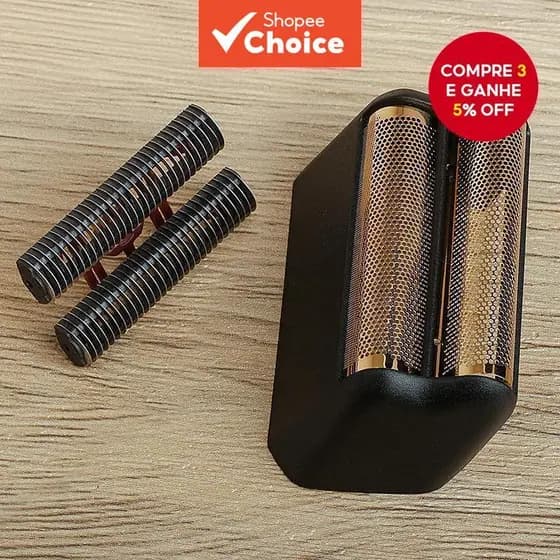 Conjunto de Substituição de Tela Metálica e Lâmina Cortador de Cabeça para 8164 Máquina de Cortar Cabelo Compatível