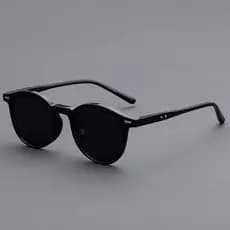 Óculos de sol redondos pequenos para homens e mulheres, proteção UV, proteção solar, moda ao ar livre, óculos para
