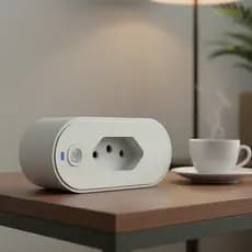 Tomada Inteligente Wi-Fi 16A com Controle por Aplicativo Tuya, Compatível com Alexa