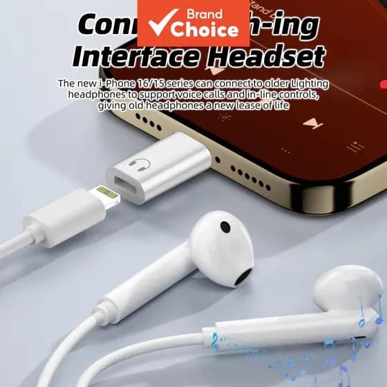 Adaptador De Áudio De Fone De Ouvido Tipo C Para iOS USB-Macho Conversor Feminino