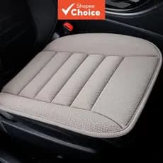 Almofada De Assento De Carro De Algodão De Linho Respirável Tapete Protetor Universal 1 Unidade