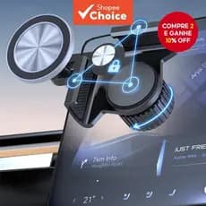 Suporte para Celular para Tela de Carro Suporte para Celular no Display Central de Controle do Carro