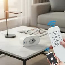 Tomada Inteligente Sem Fio EWeLink, Controle Remoto, Compatível com Alexa e Google Home