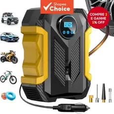 Inflador Digital De Pneus 150PSI Bomba Portátil De Compressor De Ar De Carro Para Motocicleta E Bicicleta 12V