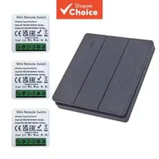 Interruptor de Parede Sem Fio 86 Tipo e Mini Relé 2026 Receptor RF433MHz Kit para Lâmpada LED tomada inteligente wifi