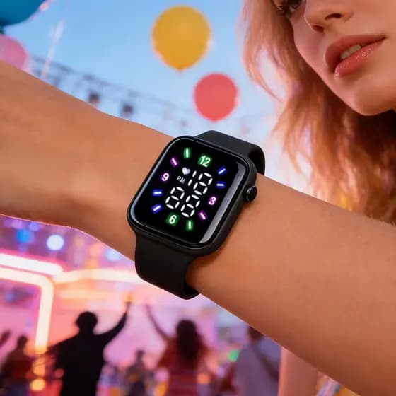 Relógio Digital LED Moderno | Compre 1 e Leve 1 Relógio Feminino | Relógio Minimalista para Mulheres |