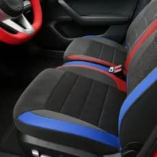 9 Peças Capas para Bancos de Carro em Poliéster + Couro com Costura Sanduíche, Compatibilidade Universal