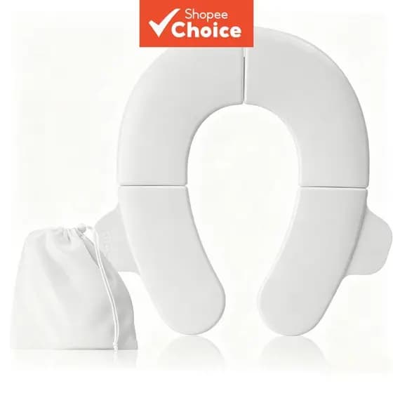 Assento De Treinamento Penico Portátil Vaso Sanitário De Viagem Dobrável Para Crianças Com Base Antiderrapante E Alça Se