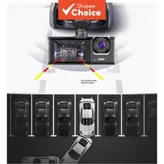 Canal Dash Cam Frontal Interno Traseiro Para Gravação De Carro