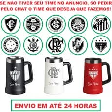 Caneca De Chopp De Time C/ Alça 710ml Personalizada