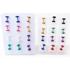 Alargador Nº 1 Túnel 1mm Kit C/12 Unidades