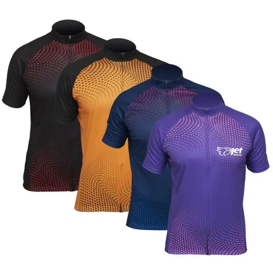 Camisa Ciclismo Bike Mtb Nova Tour Gradient Roupa Ciclista Jet Adventure Tecido Dry Proteção UV+50 Poliéster Unissex