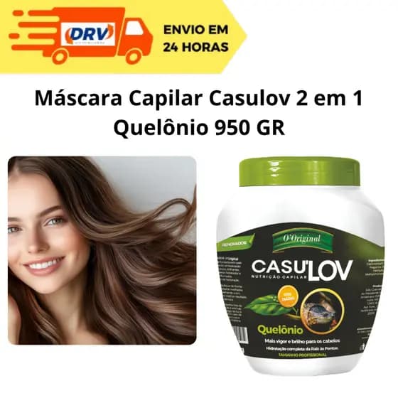 Máscara Capilar Casulov 2 em 1 Quelônio 950 Gr - Máscara Capilar Casulov - Máscara Casulão