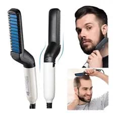 Pente Elétrico Chapinha Alisador De Barba e Cabelo