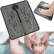 Tapete Massageador Ems Tens Elétrico Para Pés Fisioterapia Muscular De Pés Recarregável