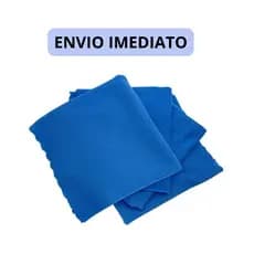 Flanela Multiuso 3 Un Pano Microfibra Azul