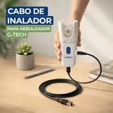 Cabo USB Inalador Nebmesh Nebulizador 2 G-tech Alta Qualidade e Resistência