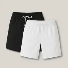 kit Bermuda masculina tactel com elastano, short casual para academia dryfit com ziper traseiro