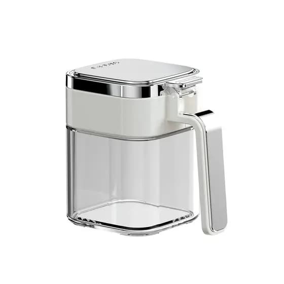Conjunto de Potes de Vidro para Temperos de Cozinha – Recipientes de temperos selados à prova de umidade, frascos de esp