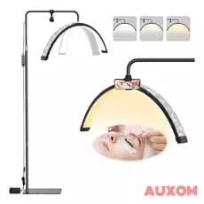 Luminária Estética de Chão com Cristais – Luz LED Ajustável para Salão e Spa