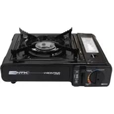 Fogareiro Portatil Mesa Preto Alta Performance Facil Manuseio Camping Churrasco