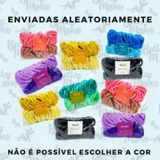 Kit 10 Pacotes de Xuxinhas Colorida para Cabelo 50 unidades cada