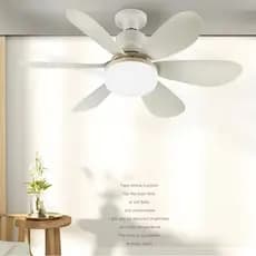 60W 6 Hélices Ventilador De Tetot Ponente Controle Remoto Lcg led Envio imediato