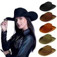 Chapéu Estilo Cowboy/ Contry Unissex Adulto E Infantil Comprar no atacado