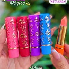 KIT Batom mágico cor hidratante de longa duração de 24 horas BELLAFEMME