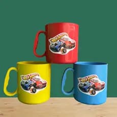 10-15-20 Caneca Adesivadas de Plástico Hot lembrancinhas Presentes Aniversários Festa Crianças 450ml carros