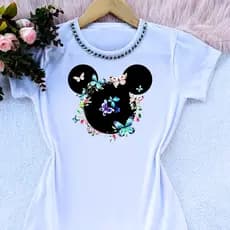 Blusa camisa camiseta t shirt feminina blusas femininas roupas femininas blusa minnie