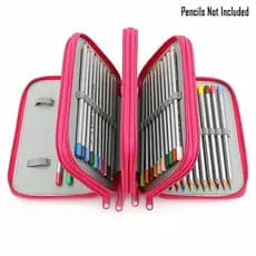 Estojo Box/Estojo Escolar/Estojo de lápis/Estojo com divisórias/Grande capacidade Com 4 Níveis E Zíper 72 canetas