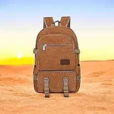 Mochila de Lona Masculino Feminina Escolar Trabalho