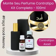 Kit Completo Contratipo Perfume Importado Premium - Alta Fixação - 100ml - Asad