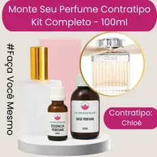 Kit Completo Contratipo Perfume Importado Premium - Alta Fixação - 100ml - Chloé