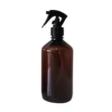Frasco Pet Ambar 500ml Borrifador Multiuso com Valvula Spray Mini Gatilho 1Und