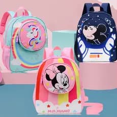 Mochila Infantil Anti-perda Pequena Mochila Infantil / Mochila Mickey Mouse Unicórnio/Jardim de Infância Mochila Infantil de Comércio Exterior