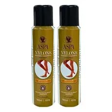 Kit 2 Maquiagem Pernas Morena Clara Camufla Celulite Estrias Base Corporal 150mL | Aspa Nylon