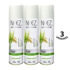 Kit 03 Shampoo A Seco Neez Cabelos Oleosos Profissional 250ml