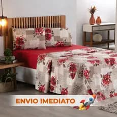 Jogo de Lençol Queen 4 Peças 180 Fios Estampado Premium
