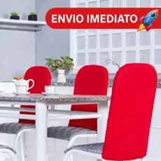 Capa para Cadeira Tubular em Malha Gel Elástica Cores Lisas Encaixe Perfeito Envio Imediato