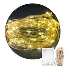 Fio De Fada Cordão De Led 5M Com 200 Leds Bi-Volt Tomada Personalização Quartos Festas Mesas