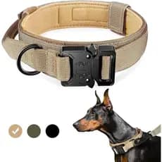 Coleira para cachorro tipo militar