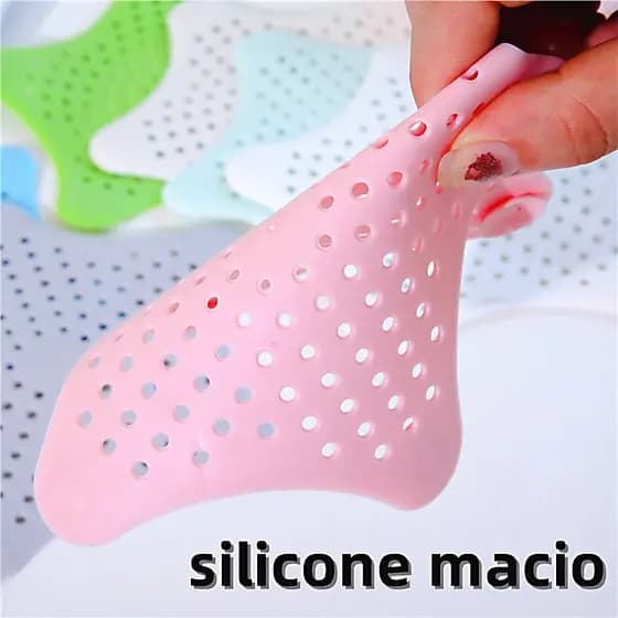 7 Peças Tampa De Silicone Ralo Pia, Tampa Estrela Cozinha Banheiro Universal Filtro Anti Resíduos Flex Drain