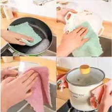 3 Peças Pano De Limpeza Alta Qualidade Pano Super Absorvente Microfibra Para Toalha De Limpeza Limpar De Cozinha