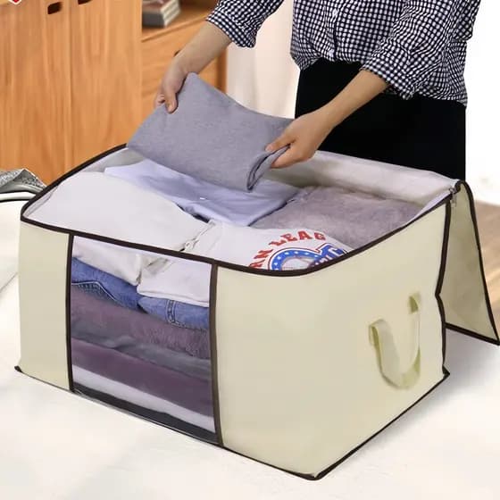 3/4/5 Pcs Caixa Organizadora Grande  Multiuso Caixa Organizadora De Guarda Roupa PromoçõEs.