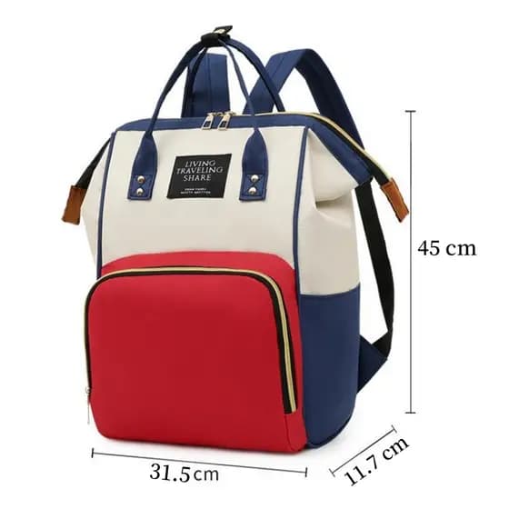 【Opção】Três Cores 45x31  Bolsa Mochila Maternidade Multifunção + Carteiras Fibra De Carbono Porta-Cartões Masculina Marca